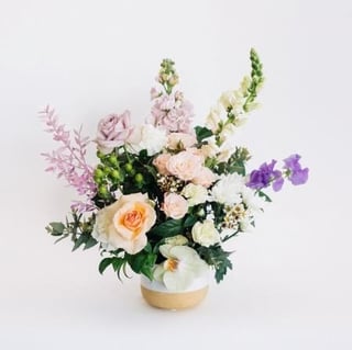 Melissa - Soft Pastel Flower Arrangement