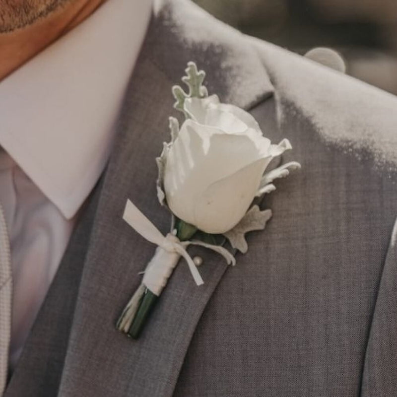 Buttonhole - Rose - Lapel Rose Flower