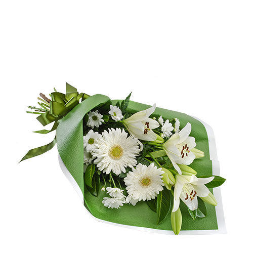Innocence - Sympathy Bouquet Of White Flowers