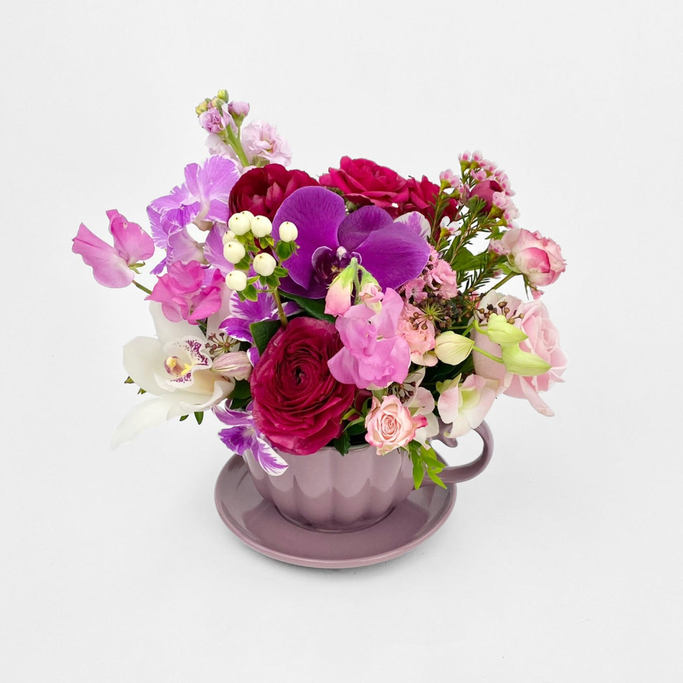 Jeannie - Floral Teacup Arrangement