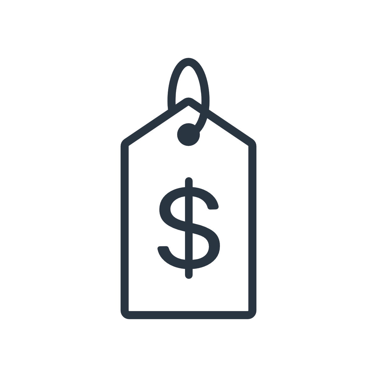 Icon of a price tag with a dollar sign weekend surcharged same day florist melbourne delivery