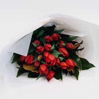 Bree - Red Tulip bouquet, Melbourne flower delivery