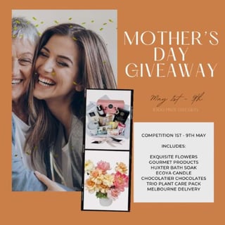 Mothers Day Giveaway 2024 - Delivery within 30km of Preston.