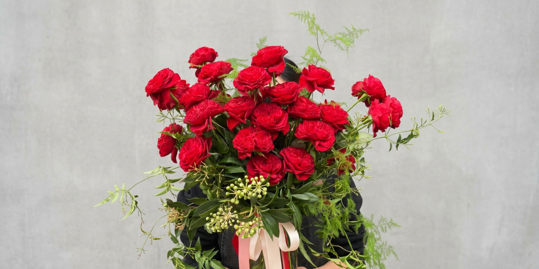 30 Carmine Classique Roses for a Romantic 30th Birthday