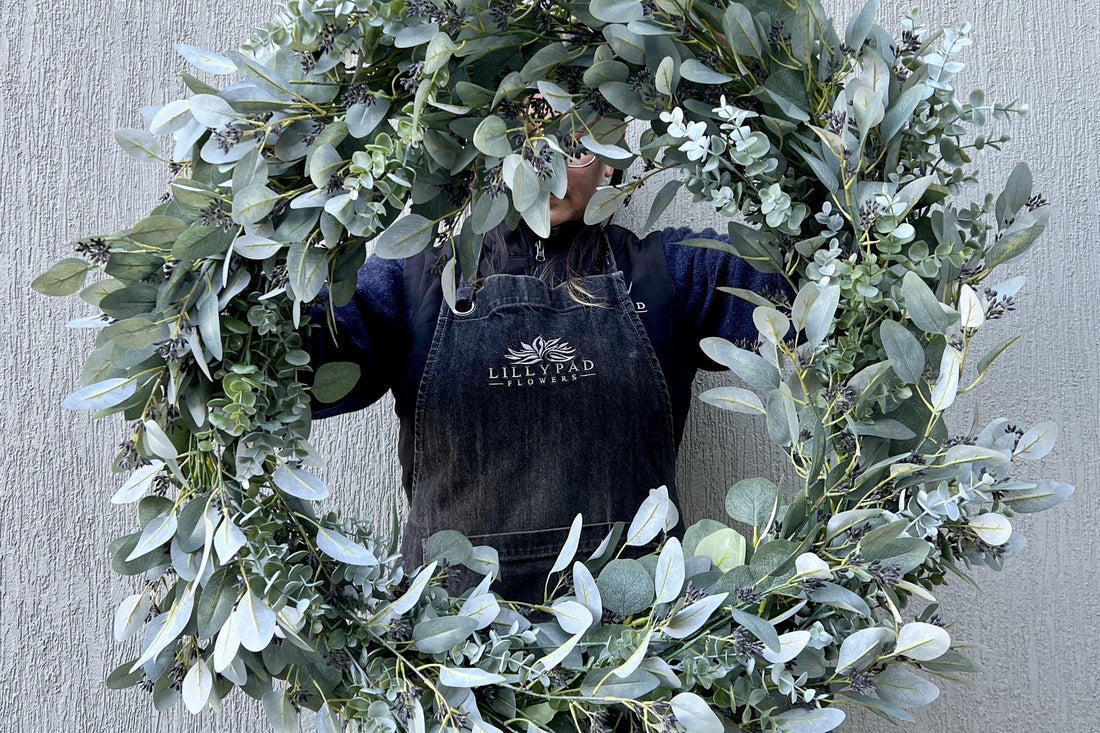 70cm Silk Gum Wreath Created for National Sorry Day