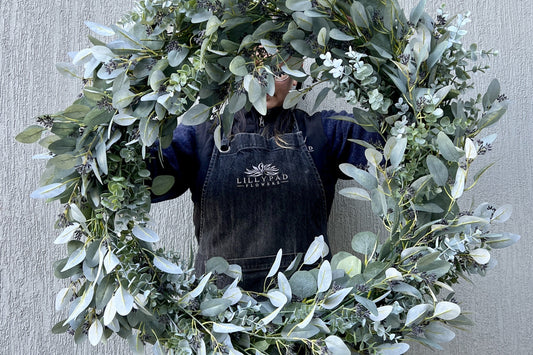 70cm Silk Gum Wreath Created for National Sorry Day
