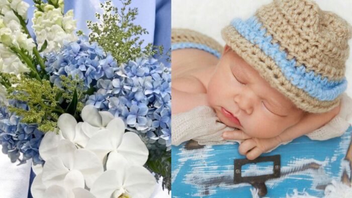 Baby Boy Flowers Melbourne, New Baby Flower Delivery