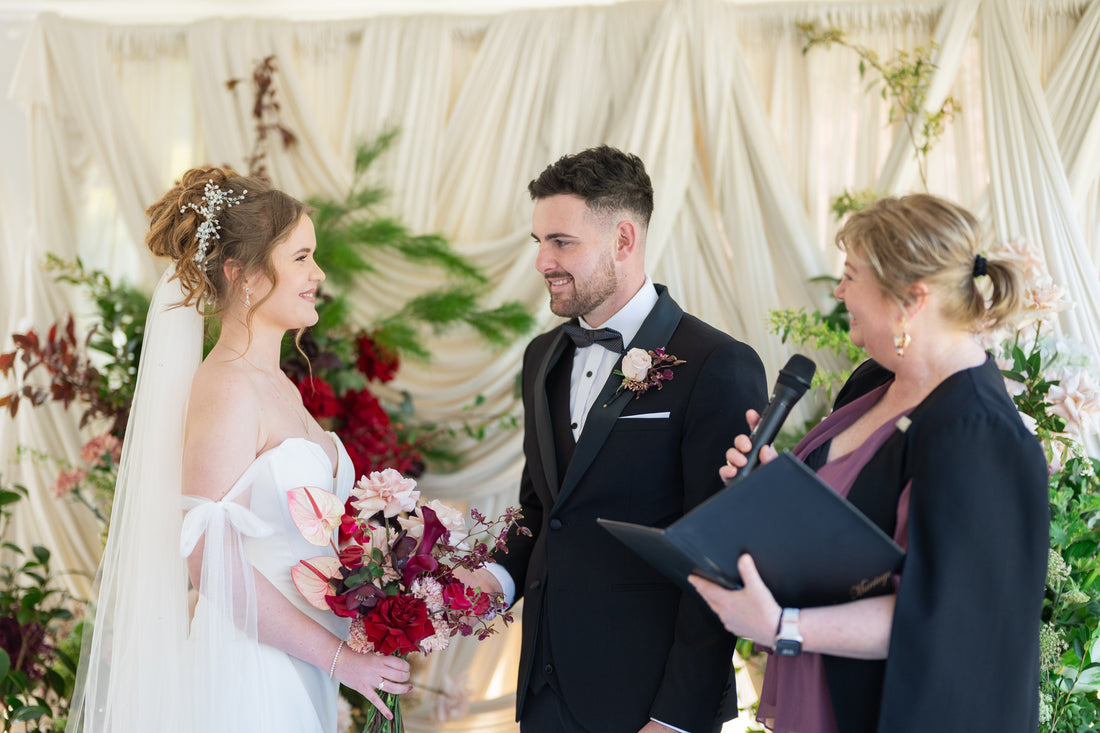 Wedding Celebrant Melbourne Julie, Tracey O'Connor, The Stellarbrant, Mike Larken, Married by A Teddy