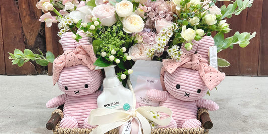 New Baby Girl Pink Flowers Same Day Flower Delivery to Mercy Hospital Heidelberg