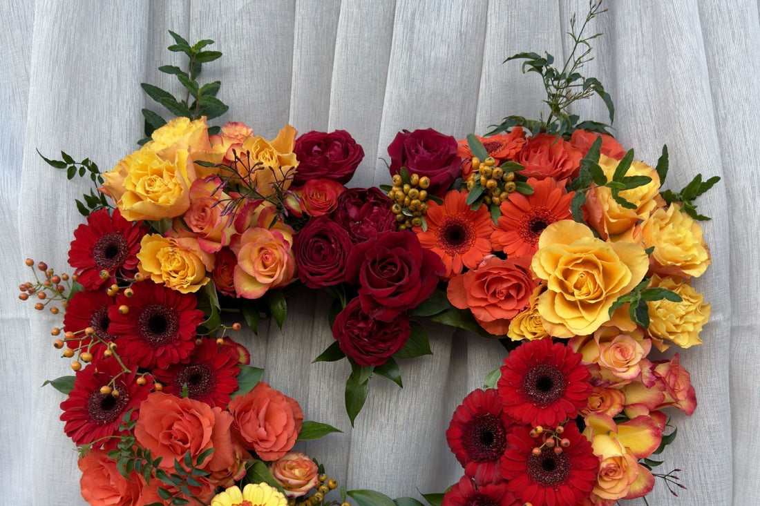 Memorial Heart Shaped Wreath Melbourne Sympathy Flowers