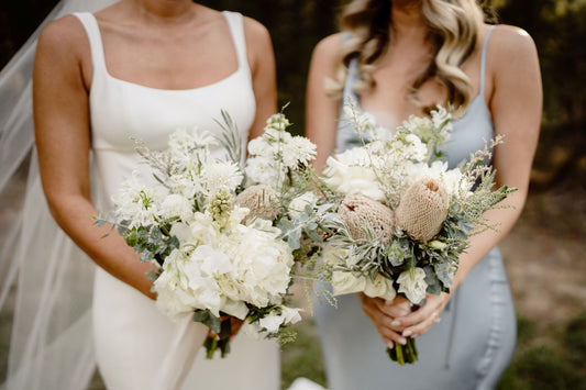 The Little Vineyard Wedding White Cream Wedding Flowers