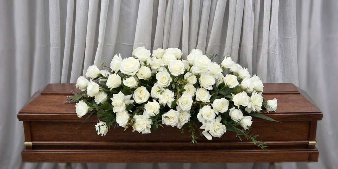 Coffin Flowers vs Casket Flowers Melbourne - Funeral Florist Guide to Sympathy Arrangements, Sprays & Tribute Flowers Explained