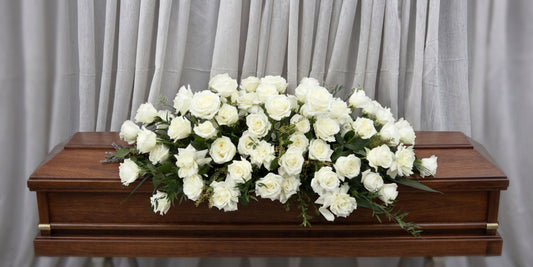 Coffin Flowers vs Casket Flowers Melbourne - Funeral Florist Guide to Sympathy Arrangements, Sprays & Tribute Flowers Explained