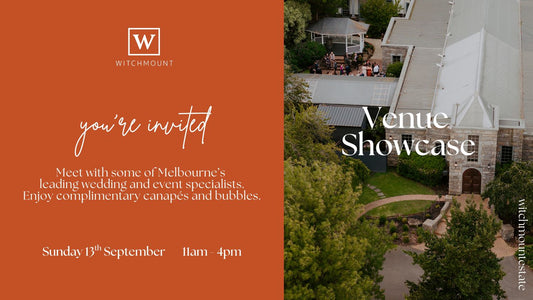 Witchmount Estate winery wedding venue expo showcasing Melbourne wedding vendors and inspiration