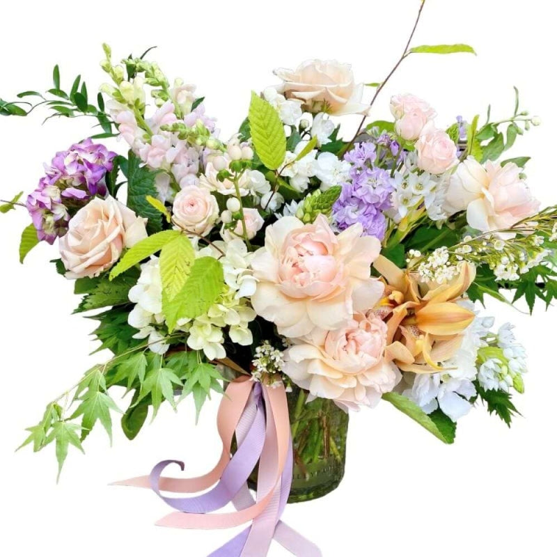 custom flower pastel seasonal flowers florist melbourne