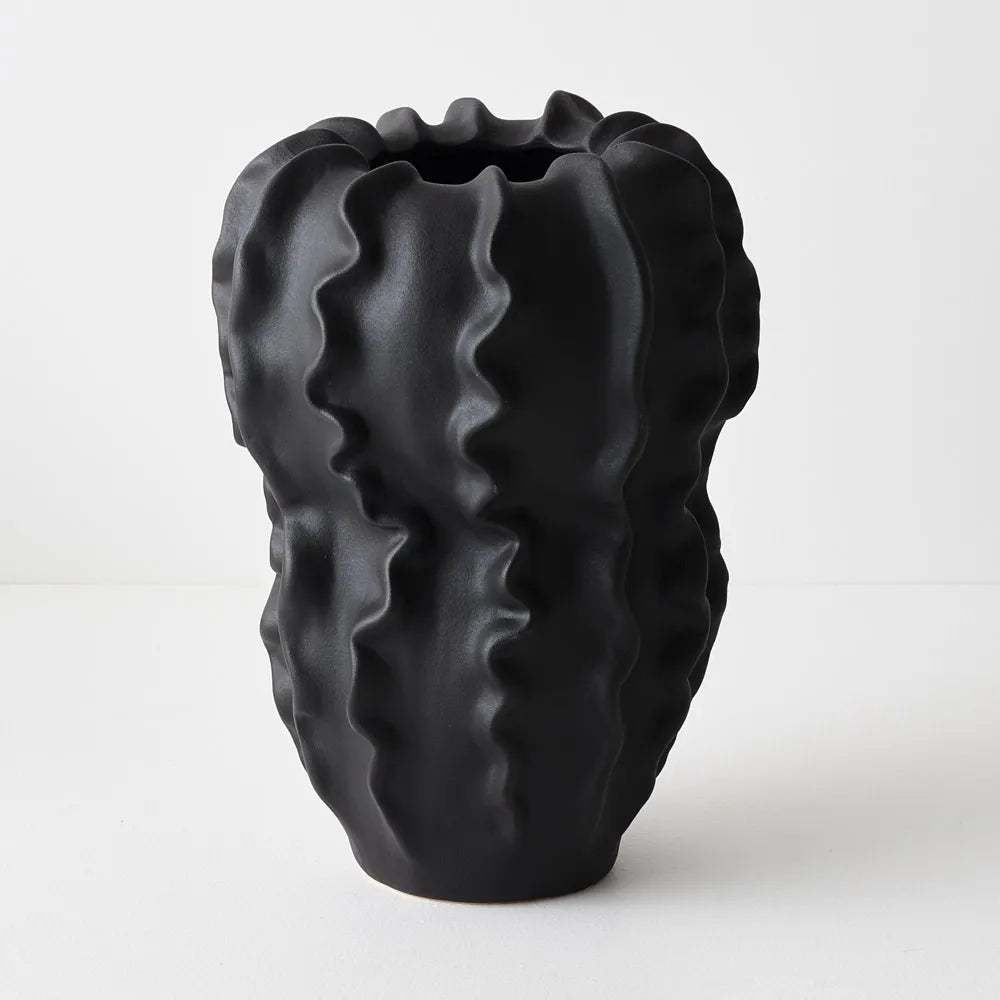 Zasha Vase - Unique Textured Ceramic Vase - Extra Large