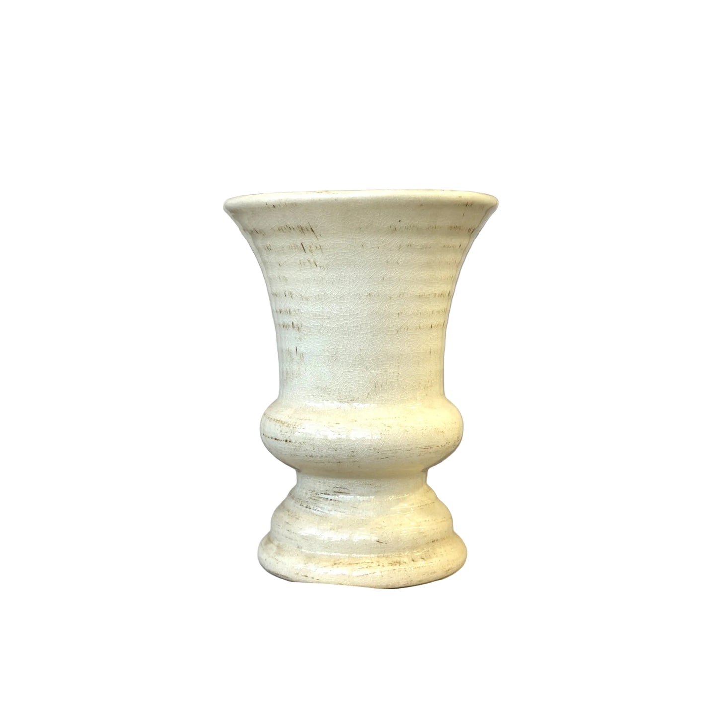 Cream Unique Ceramic Vase - Large