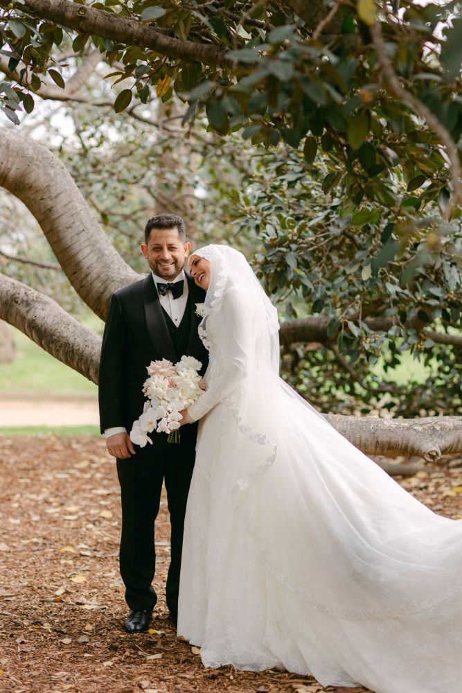 Florist: Lillypad Flowers
Dress - Raffaele Ciuca Bridal
Makeup Artist - Beauty by Laila
Hijab Stylist: Hidden Beauty Designs