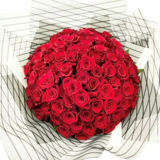 Magnificent - Premium 100 Red Rose Bouquet