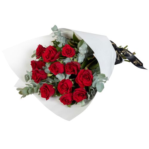 Mon Amour - 12 Red Rose Bouquet (Interflora)