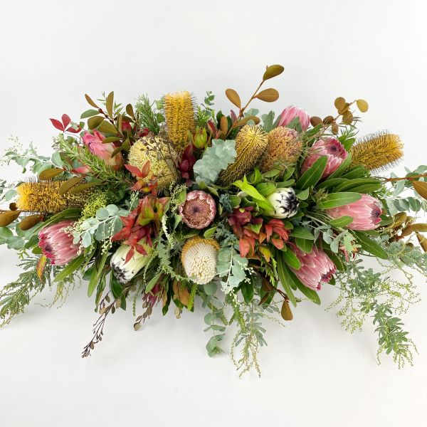 Native Casket - Casket Spray of Seasonal Native Flowers