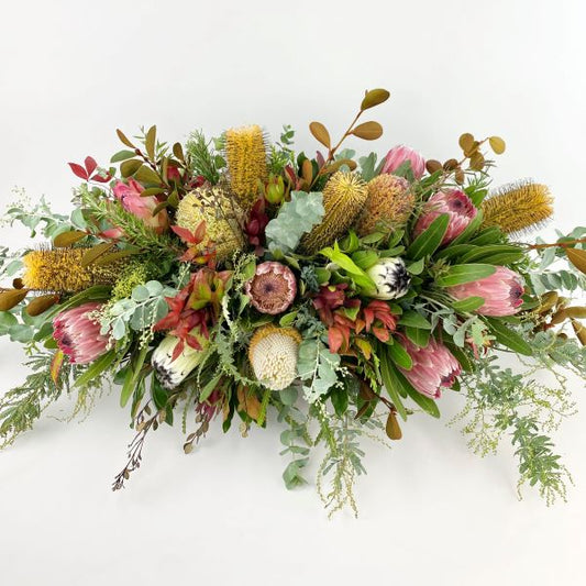 Native Casket - Casket Spray of Seasonal Native Flowers