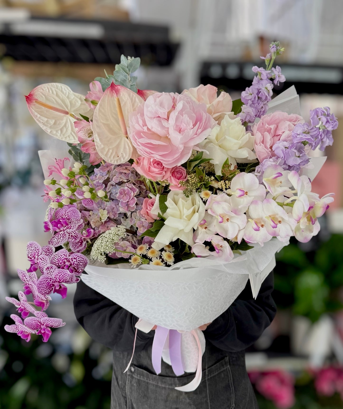 Florist Choice Pastel Flower Bouquet - Bespoke Bouquet