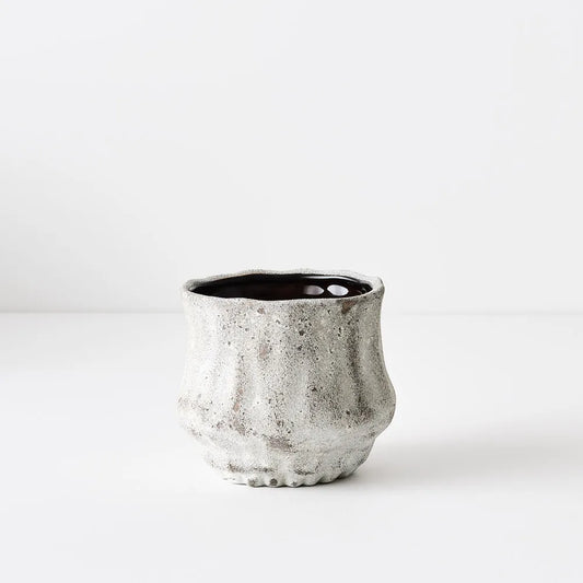 Payton Pot - Unique Textured Ceramic Vase - Medium
