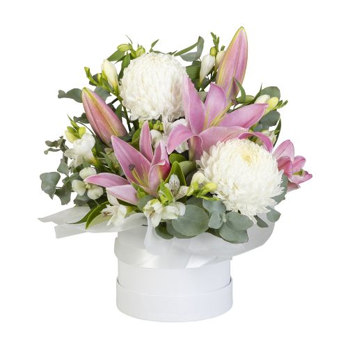 Pink Lily - Sympathy Lily Arrangement