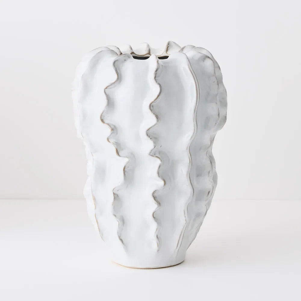 Zasha Vase - Unique Textured Ceramic Vase - Extra Large