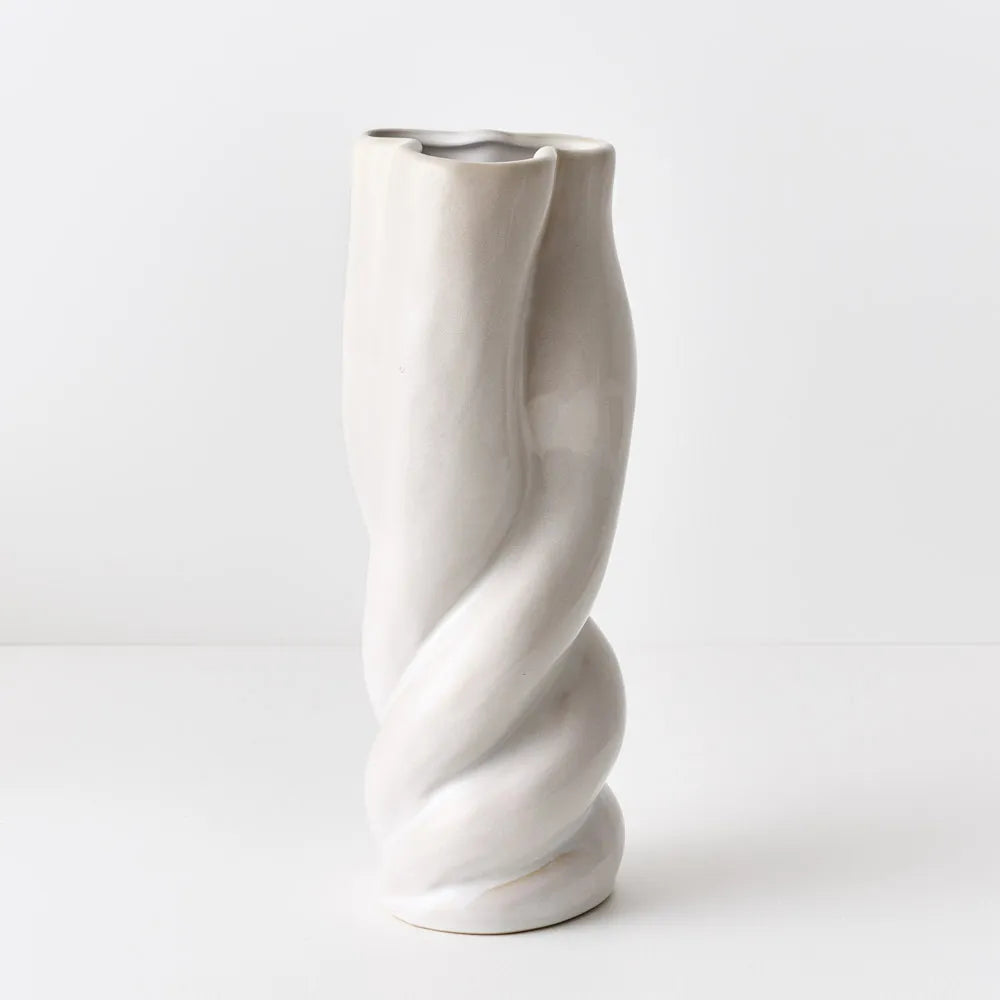Duvessa Vase - Premium Unique Textured Ceramic Vase - Extra Large