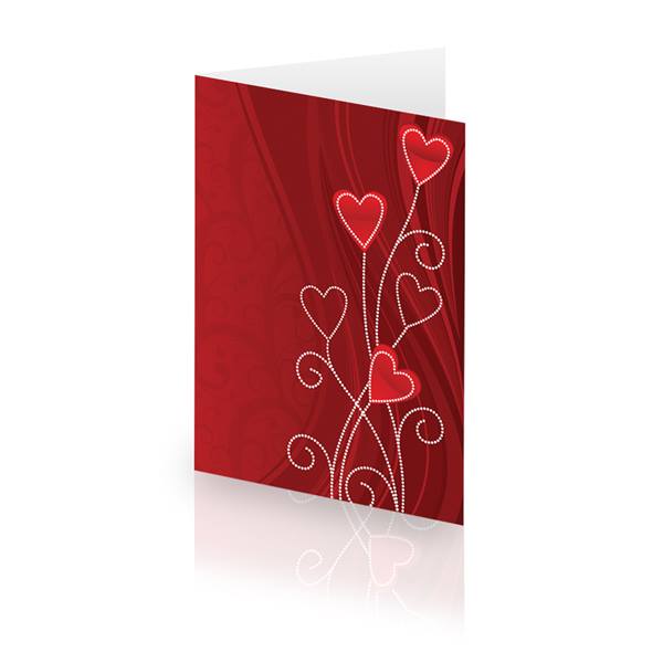 Card with Hearts