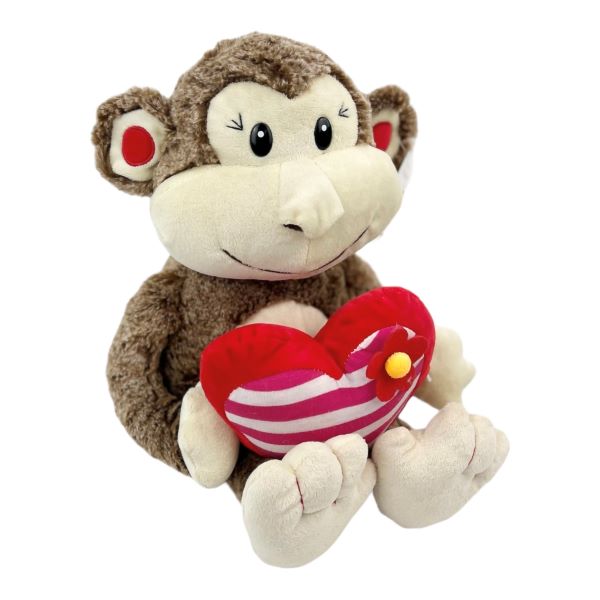 Marty Monkey with Love Heart